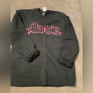Women’s Black Graphic Barbie Sweatshirt